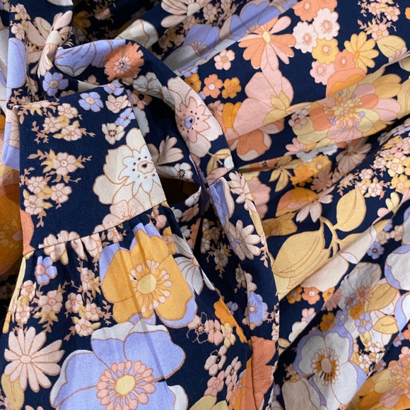 Free people XS floral print boho dress - Picture 5 of 6